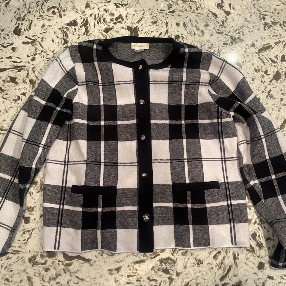 Cynthia Rowley Monochrome Knit Sweater